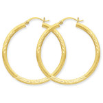 14k Gold Hoops